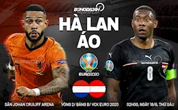 Nhận định Hà Lan vs Áo (2h ngày 18/6): Nổi lốc đã, chuyện khác để sau!