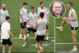 Gareth Bale hừng hực khí thế trước trận đấu với Italia