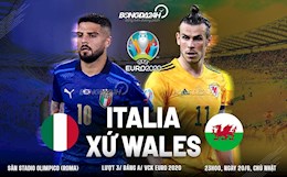 Nhận định Italia vs Wales (23h00 ngày 20/6): Đà thăng hoa chưa dứt