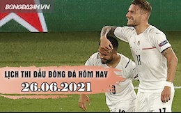 Lịch thi đấu bóng đá hôm nay 26/6: Viettel vs Ulsan; Italia vs Áo