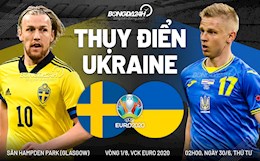 Trực tiếp Thụy Điển vs Ukraine 2h00 ngày 30/6 (Euro 2020)