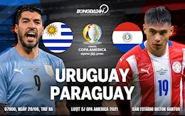 Trực tiếp Copa America 2021 : Uruguay vs Paraguay hôm nay 29/6
