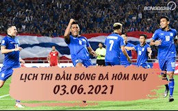 Lịch thi đấu bóng đá hôm nay 3/6: Thái Lan vs Indonesia; UAE vs Malaysia