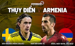 Nhận định bóng đá Thụy Điển vs Armenia 1h45 ngày 6/6 (Giao hữu quốc tế)