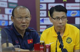 Trước trận Việt Nam vs Malaysia: HLV Park Hang Seo áp đảo ông Tan Cheng Hoe