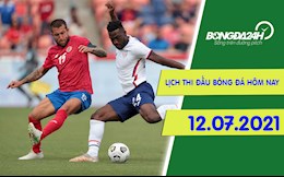 Lịch thi đấu bóng đá hôm nay 12/7: Mỹ vs Haiti; Canada vs Martinique