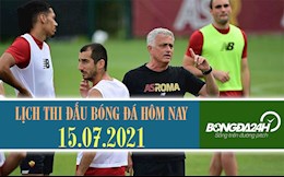 Lịch thi đấu bóng đá hôm nay 15/7: Roma vs Montecatini