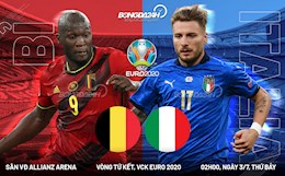 Trực tiếp bóng đá Bỉ vs Italia 2h00 ngày 3/7 (Euro 2020)