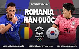 Link xem trực tiếp U23 Romania vs U23 Hàn Quốc 18h00 ngày 25/7 (Olympic 2020)