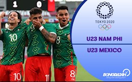 Video bóng đá Nam Phi 0-3 Mexico (Vòng bảng Bóng đá nam Olympic 2020)