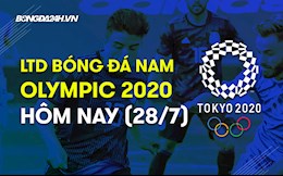 Lịch thi đấu bóng đá nam Olympic 2020 hôm nay 28/7/2021