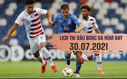 Lịch thi đấu bóng đá hôm nay 30/7: BD nữ Olympic; Gold Cup vòng bán kết