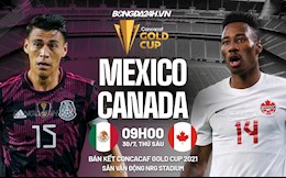 Trực tiếp bóng đá Mexico vs Canada bán kết Gold Cup hôm nay 30/7/2021