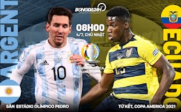 Nhận định,  dự đoán Argentina vs Ecuador 8h00 ngày 4/7 (Copa America 2021)