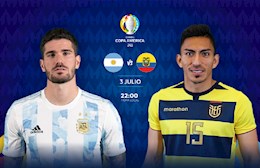 Link xem trực tiếp bóng đá Copa America 2021:Argentina vs Ecuador hôm nay
