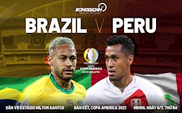 Video tổng hợp: Brazil 1-0 Peru (Bán kết Copa America 2021)