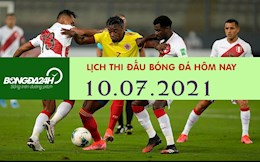 Lịch thi đấu bóng đá hôm nay 10/7/2021: Colombia vs Peru