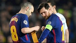 Iniesta "đau lòng" khi chứng kiến Messi gia nhập PSG