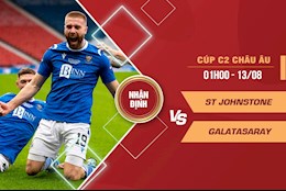 Nhận định bóng đá St.Johnstone vs Galatasaray 1h00 ngày 13/8 (Cúp C2 châu Âu 2021/22)