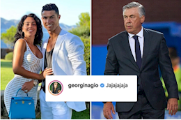 Bạn gái Ronaldo cười vào mặt HLV Carlo Ancelotti