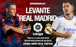 Nhận định Levante vs Real Madrid (3h00 ngày 23/8): Tận dụng thời cơ