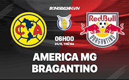 Nhận định America Mineiro vs Bragantino 6h00 ngày 24/8 (VĐQG Brazil 2021)