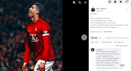 Tài khoản Ryan Giggs chỉ trích thậm tệ Ronaldo sau tin đồn sang Man xanh