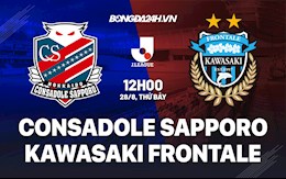 Nhận định Consadole Sapporo vs Kawasaki Frontale 12h00 ngày 28/8 (VĐQG Nhật Bản 2021)