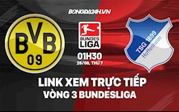 Link xem trực tiếp Dortmund vs Hoffenheim vòng 3 Bundesliga 2021 ở đâu ?