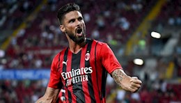 Olivier Giroud tiếp tục tỏa sáng rực rỡ trong màu áo AC Milan