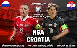 Nhận định, dự đoán Nga vs Croatia 1h45 ngày 2/9 (Vòng loại World Cup 2022)