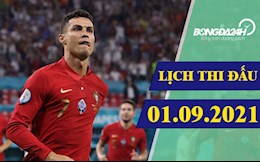 Lịch thi đấu bóng đá hôm nay 1/9: Bồ Đào Nha vs CH Ireland; Pháp vs Bosnia