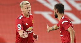 Bruno Fernandes ấn tượng với nỗ lực của Van de Beek