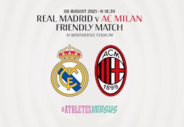 Link xem trực tiếp Real Madrid vs AC Milan giao hữu CLB hôm nay