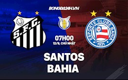 Nhận định bóng đá Santos vs Bahia 7h ngày 12/9 (VĐQG Brazil 2021/22)