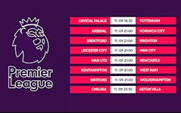 Trực tiếp Ngoại hạng Anh hôm nay 11/9 - Xem trực tuyến KQBD Anh