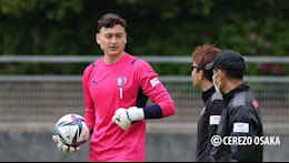 Video: Văn Lâm trở lại tập luyện cùng Cerezo Osaka