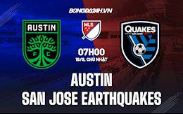 Nhận định Austin vs San Jose Earthquakes 7h00 ngày 19/9 (Nhà Nghề Mỹ 2021)