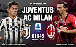 Nhận định Juventus vs AC Milan (01h45 ngày 20/09): Tiếp tục sa lầy