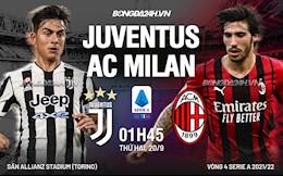 Chia điểm với AC Milan, Juventus vẫn chưa biết thắng ở Serie A 2021/22