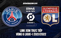 Link xem trực tiếp PSG vs Lyon vòng 6 Ligue 1 2021 ở đâu ?