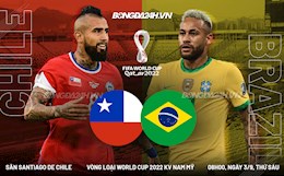 Video tổng hợp: Chile 0-1 Brazil (Vòng loại World Cup 2022)