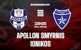 Nhận định,  Apollon Smyrnis vs Ionikos 23h30 ngày 27/9 (VĐQG Hy Lạp 2021/22)