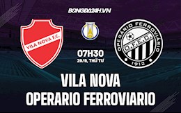 Nhận định Vila Nova vs Operario Ferroviario 7h30 ngày 29/9 (Hạng 2 Brazil 2021)