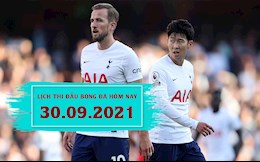 Lịch thi đấu bóng đá hôm nay 30/9: Tottenham vs Mura; Legia Warsaw vs Leicester