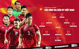 Đội hình ra sân ĐT Việt Nam vs Saudi Arabia: Văn Lâm dự bị, Văn Thanh thay Văn Hậu