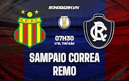 Nhận định Sampaio Correa vs Remo 7h30 ngày 1/10 (Hạng 2 Brazil 2021)