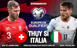 Nhận định Thụy Sĩ vs Italia (01h45 ngày 6/9): Thử thách cực đại cho Azzurri