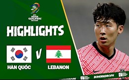 Video tổng hợp Hàn Quốc 1-0 Lebanon (Vòng loại World Cup 2022)