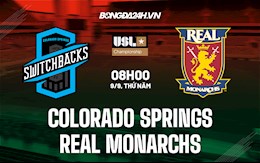 Nhận định bóng đá Colorado Springs vs Real Monarchs 8h ngày 9/9 (Hạng Nhất Mỹ)